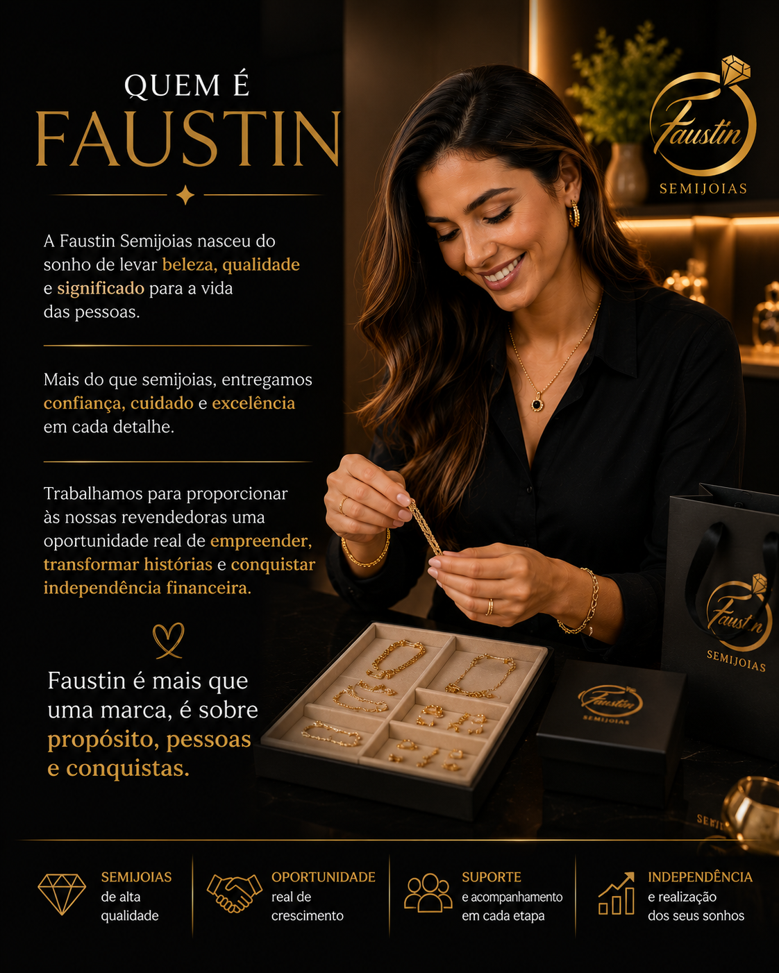 Equipe Faustin Semijoias